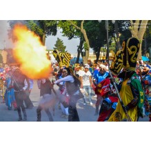 Carnaval 2015 san pedro cholula primer dia, 21 de febrero